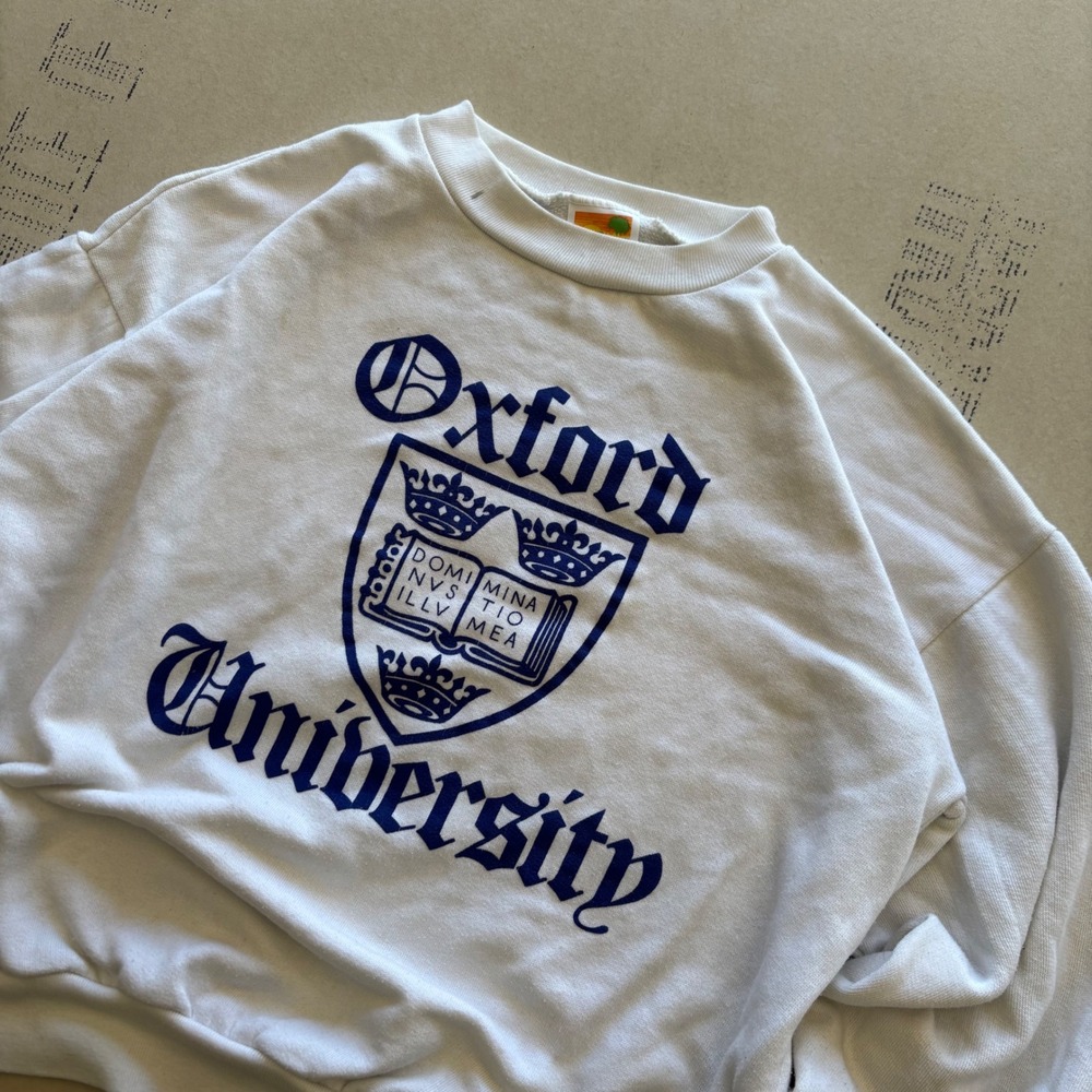 Vintage Oxford University Crewneck Sweater
